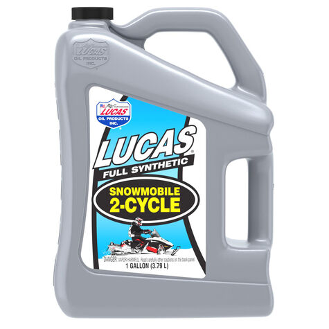 Lucas Oil Synthetic 2-Cycle Snowmobile Oil - 1 Gallon product photo