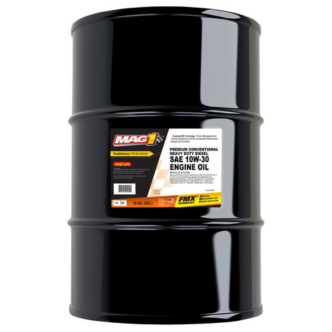 MAG 1 Premium Conventional SAE 10W-30 CK-4 Heavy Duty Diesel Engine Oil - 55 Gallon product photo