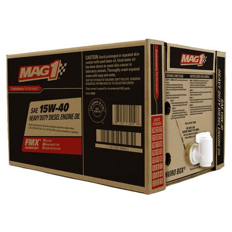 MAG 1 Synthetic Blend SAE 15W-40 CK4 -  6 Gallon BIB product photo