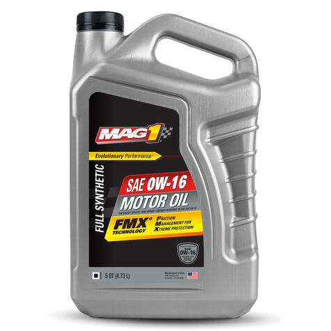 MAG 1 Full Synthetic SAE 0W-16 Motor Oil - 5 Quart product photo