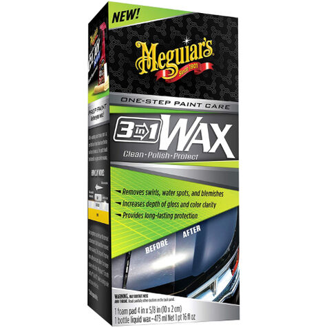 Meguiar's 3-in-1 Wax - 16 oz product photo