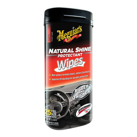 Meguiar's Natural Shine¨ Protectant (Wipes) - 25 Count product photo