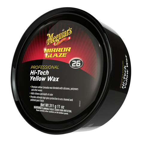 Meguiar's M26 Mirror Glaze  Hi-Tech Yellow Wax, Paste - 11 oz. product photo