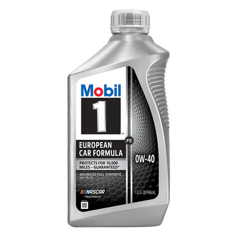 Mobil 1 FS European Car Formula Full Synthetic Motor Oil SAE 0W-40, 1 Quart product photo