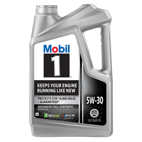 Mobil 1 Advanced Full Synthetic Motor Oil SAE 5W-30, 5 Quart product photo