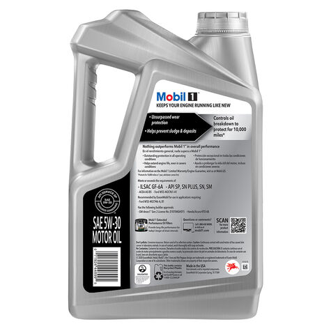 Mobil 1 Advanced Full Synthetic Motor Oil SAE 5W-30, 5 Quart product photo