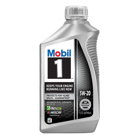 Mobil 1 Advanced Full Synthetic Motor Oil SAE 5W-20, 1 Quart product photo