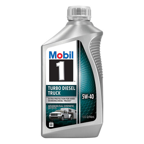 Mobil 1 Turbo Diesel Truck Full Synthetic Motor Oil SAE 5W-40 - Quart product photo