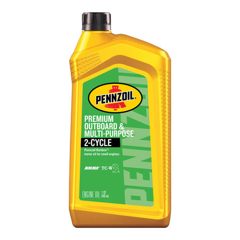 Pennzoil Premium Outboard 2-Cycle - Quart product photo