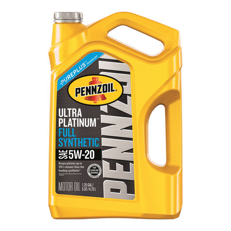 Pennzoil Ultra Platinum Synthetic SAE 5W-20 Motor Oil - 5 Quart product photo