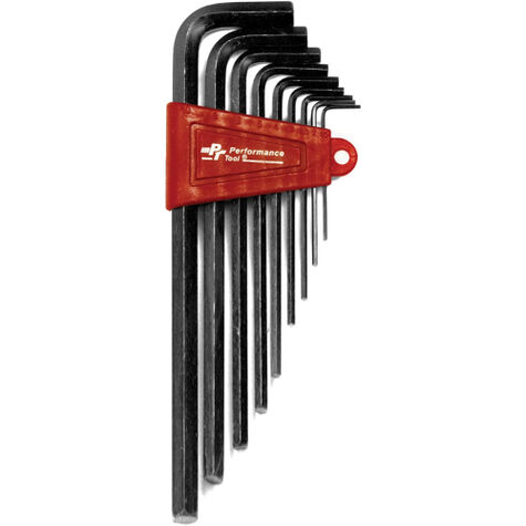 Performance Tool 9 pc. Metric Long Hex Key Set product photo