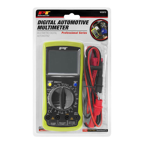 Performance Tool Digital Automotive Multimeter product photo