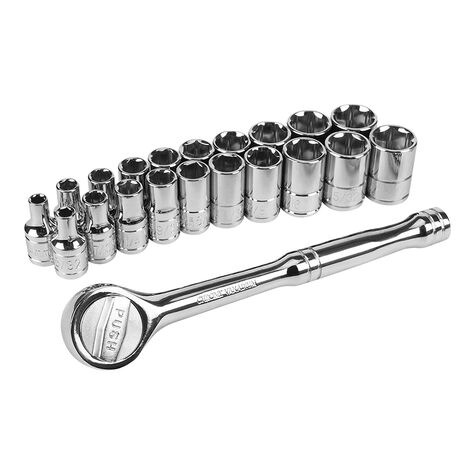 Performance Tool 21 pc. 1/4" Dr. Socket Set product photo