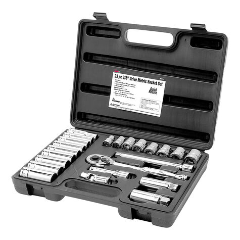 Performance Tool 23 pc. 3/8" Dr. Metric Socket Set product photo