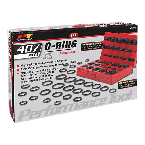 Performance Tool 407 pc. O-Ring Assortment product photo