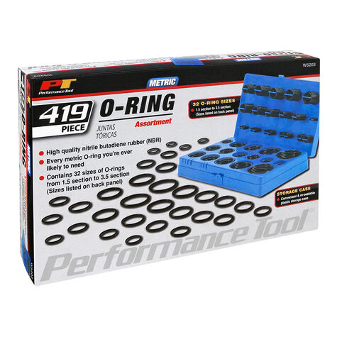 Performance Tool 419 pc. Metric O-Ring Assortment product photo