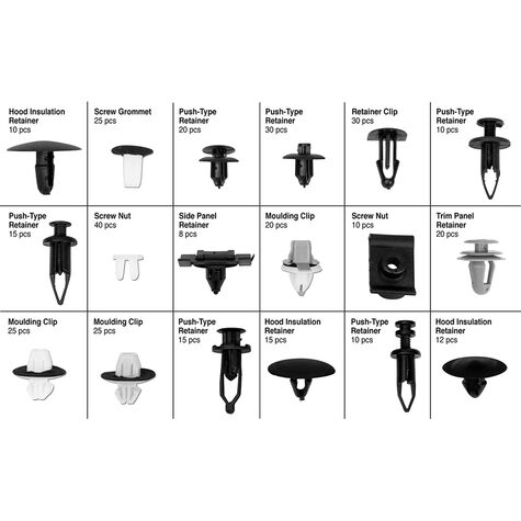 Performance Tool 340 pc. Toyota Trim Clip Asst. product photo