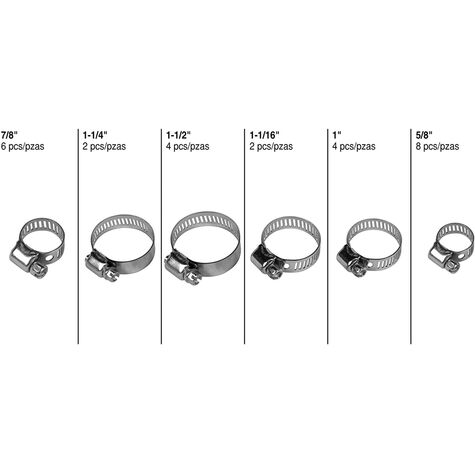 Performance Tool 26 pc. Hose Clamp Assort. product photo