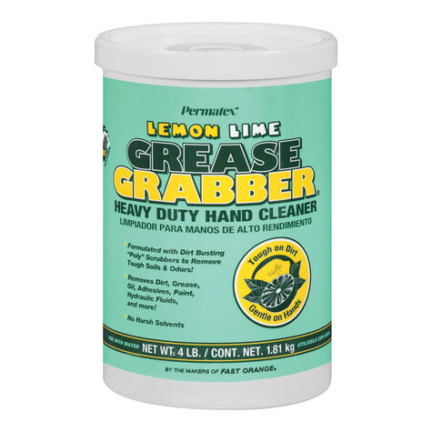 Permatex Grease Grabber Lemon Lime Hand Cleaner - 4lb product photo