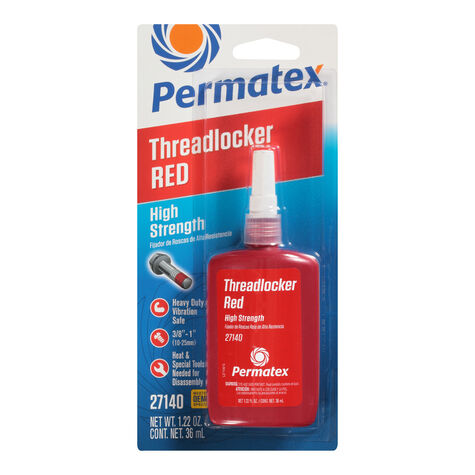 Permatex High Strength Red Threadlocker - 36ml product photo