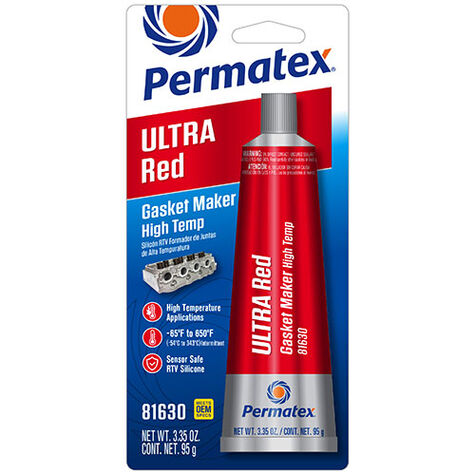 Permatex Ultra Red Gasket Maker - 3 oz product photo