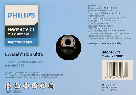 Philips CrystalVision Ultra Sealed Beam product photo