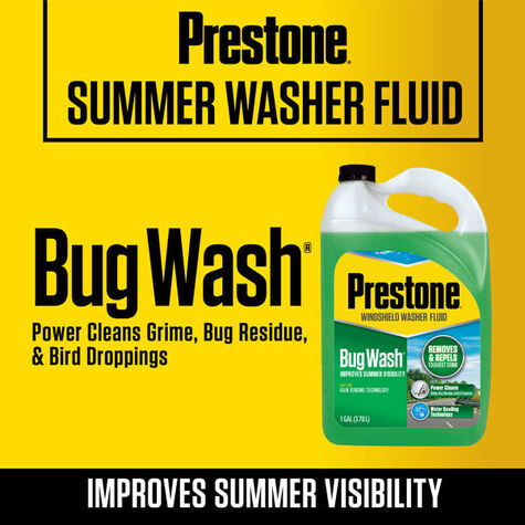 Prestone Bug Wash Windshield Washer Fluid product photo