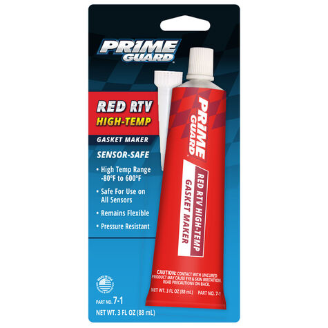 Prime Guard Red Hi-Temp Silicone - 3oz product photo