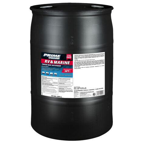 Prime Guard -50ºF RV & Marine Premium Antifreeze - Glycerin Free - 55 Gallon product photo