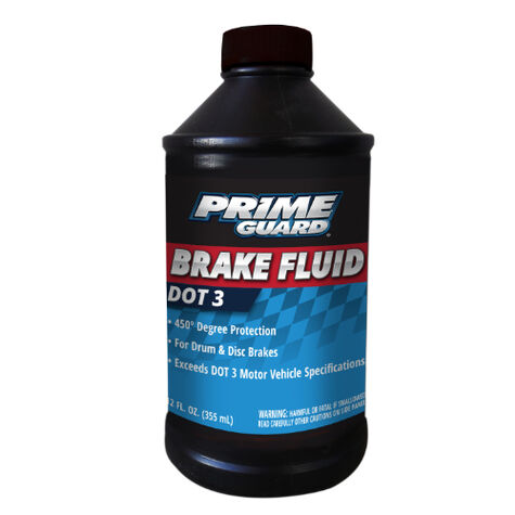 Prime Guard Dot 3 Brake Fluid - 12oz product photo