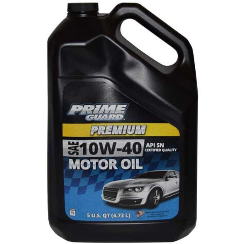 Prime Guard SAE 10W-40 Motor Oil - 5 Quart product photo