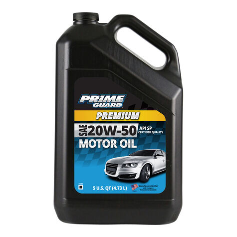 Prime Guard SAE 20W-50 Motor Oil - 5 Quart product photo