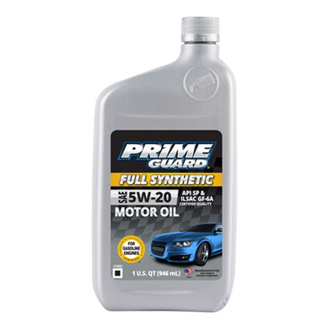 Prime Guard Synthetic SAE 5W-20 Motor Oil - Quart product photo