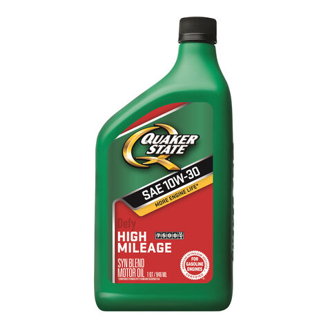 Quaker State Defy High Mileage SAE 10W-30 - Quart product photo