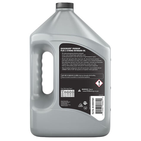 QuickSilver 27Q01 Premium Plus 2-Cycle Outboard Oil - 1 Gallon product photo