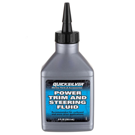 Quicksilver 858074Q01 Power Trim and Steering Fluid - 8 oz. product photo