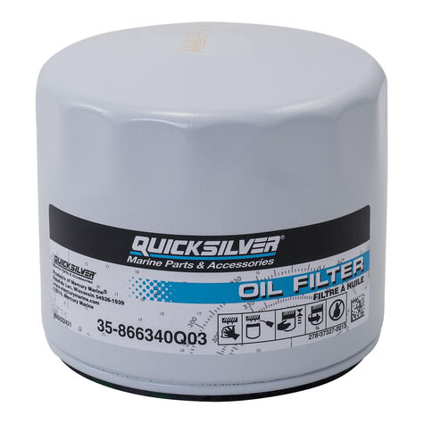 Quicksilver 866340Q03 Oil Filter, MerCruiser Sterndrive and Inboard Engines product photo