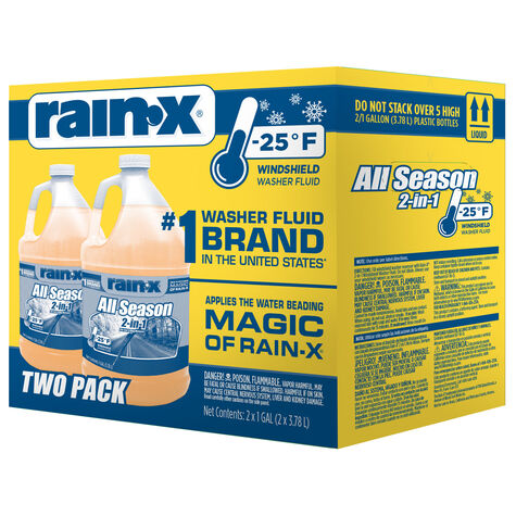 Rain-X -25°F 2-IN-1 Windshield Washer - 1 Gallon product photo