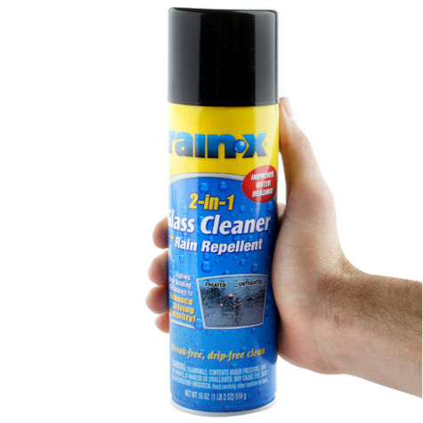 Rain-X 2:1 Glass Cleaner/Rain Repelant Aerosol Foam - 18 oz. product photo