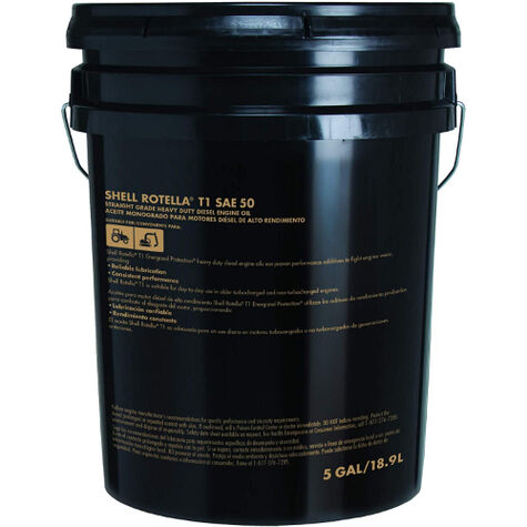 Shell Rotella T1 SAE 50 CSFL Heavy Duty Engine Diesel Oil - 5 Gallon product photo