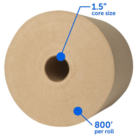 Scott Hard Roll Paper Towels - Brown - 800 ft product photo