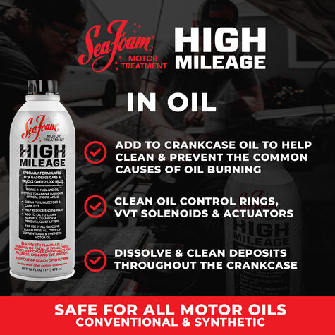 Sea Foam High Mileage Motor Treatment - 16 oz. product photo