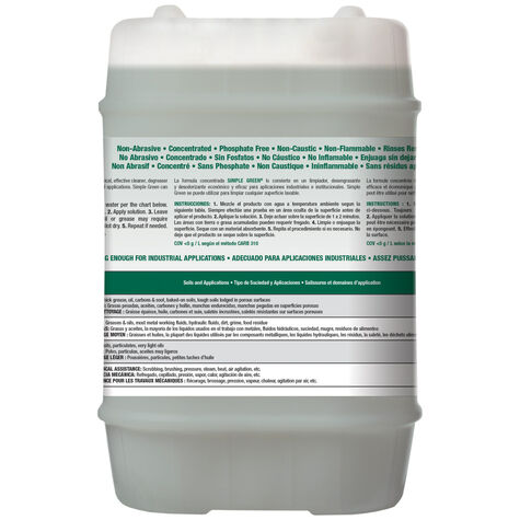 Simple Green Industrial Cleaner and Degreaser - 5 Gallon Pail product photo