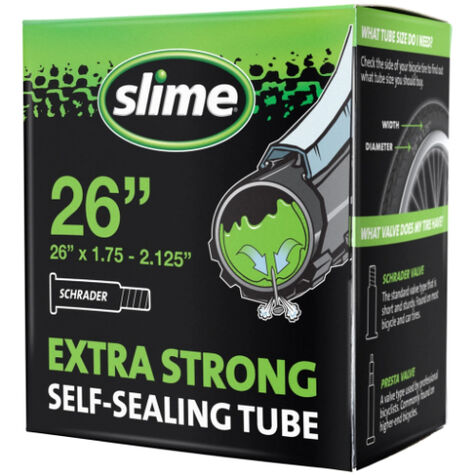 Slime Extra Strong Self-Sealing Bicycle Tubes 26" x 1.75-2.125" Schrader product photo