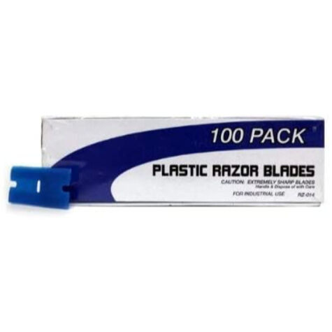 SM Arnold Plastic Razor Blades, 100 product photo