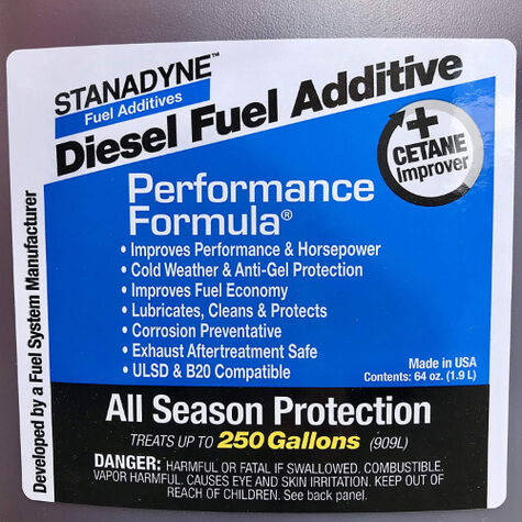 Stanadyne Performance Formula Diesel Fuel Additive - 64 oz product photo