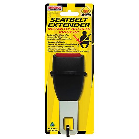 SUPERIOR 3" SEATBELT EXT 1"BLK product photo