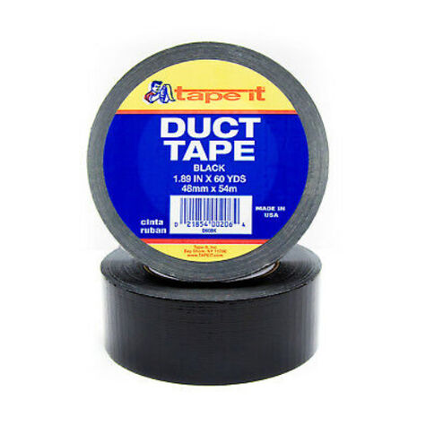 Tape-It Duct Tape, 2" X 60 yard, Black product photo