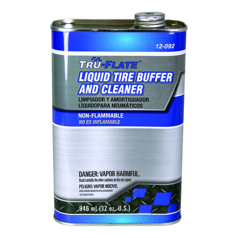 Tru-Flate Liquid Buffer Cleaner Quart Can product photo