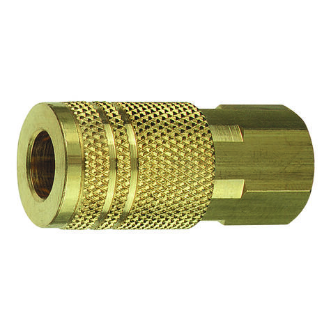 Tru-Flate 1/4" I/M Design x 1/4" FNPT Brass Coupler product photo